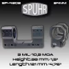 SP-4302 Тактический кронштейн SPUHR D34мм для установки на Picatinny, H38мм, наклон 3MIL/10.3MOA — изображение 2