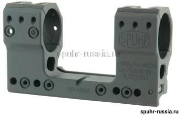 SP-4808 Тактический кронштейн SPUHR D34мм для установки на Picatinny, H44мм, наклон 13MIL/44.4MOA