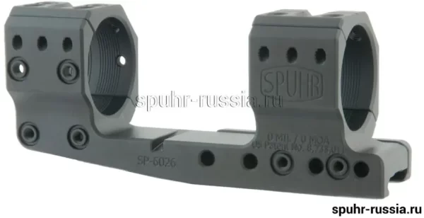 SP-6026 Тактический кронштейн SPUHR D36мм для установки на Picatinny, H32мм, с выносом, без наклона
