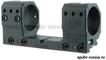 SP-4801 Тактический кронштейн SPUHR с кольцами 34 мм для установки на Picatinny, наклон 13 MIL/44,4 MOA
